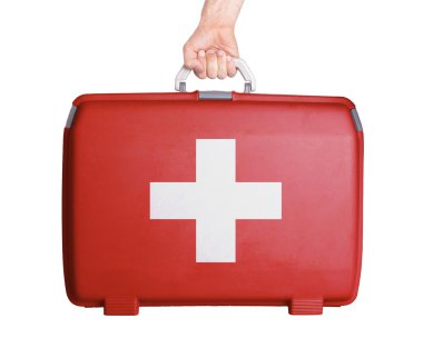 lekeleri ve çizikler ile kullanılan plastik çanta