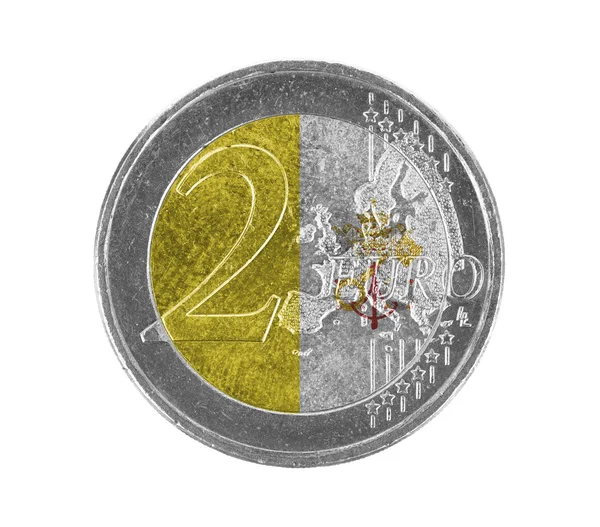 Euro koin, 2 euro — Stok Foto