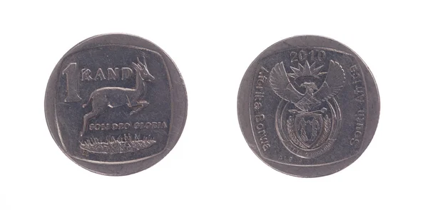 南非一兰德硬币 — 图库照片