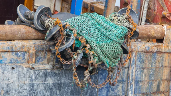Fondo astratto con un mucchio di reti da pesca — Foto Stock