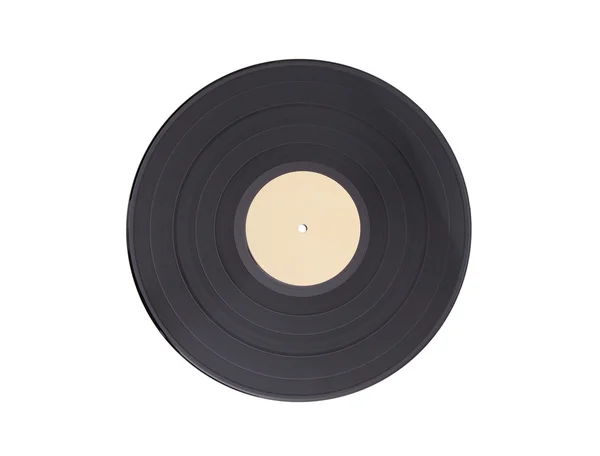 Zwart vinyl record lp album schijf — Stockfoto
