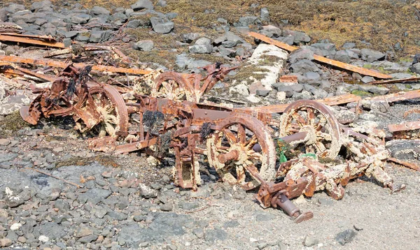 Details Abandoned Naval Base Iceland Hvtanes Hvalfjrdur Used World War — Stock Photo, Image