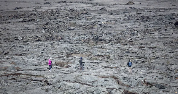 Grindavik Iceland July 2021 Unique Natural Attraction People Walking New — Stock Photo, Image