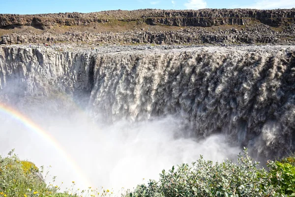 Dettifoss Islande Cascade Est Située Dans Parc National Vatnajkull Dans — Photo