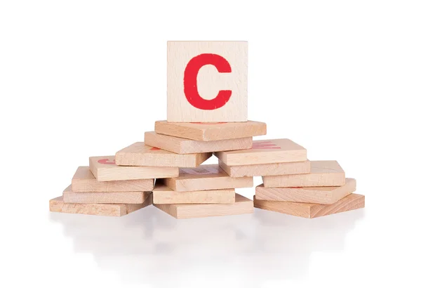 Alfabet - litera c — Zdjęcie stockowe