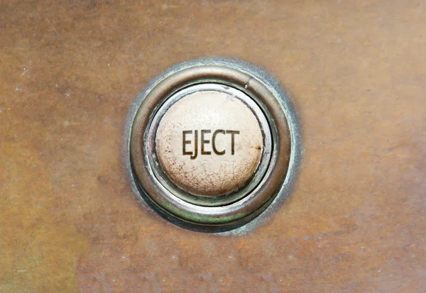 Old button - eject — Stock Photo, Image