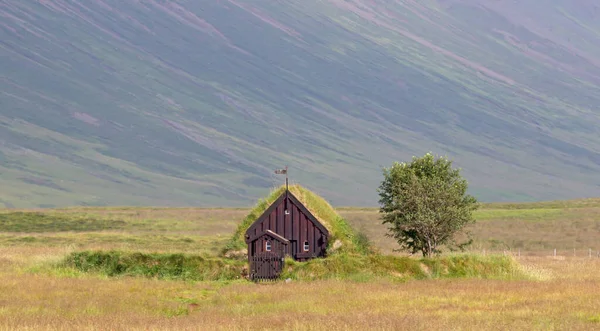 Grafarkirkja Una Pequeña Capilla Norte Islandia — Foto de Stock