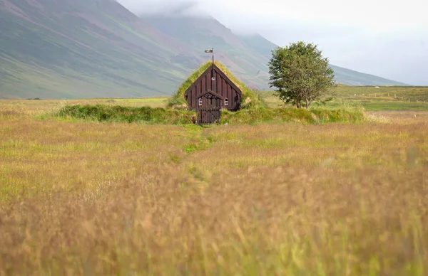 Grafarkirkja Uma Pequena Capela Norte Islândia — Fotografia de Stock