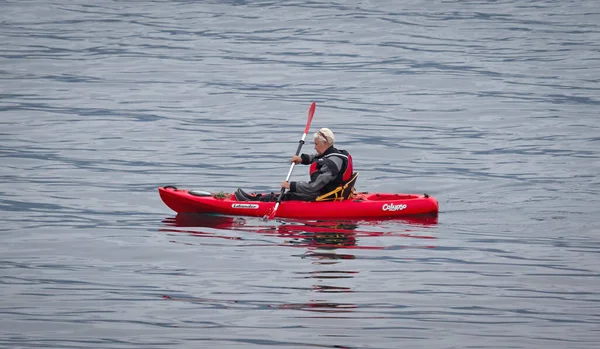 Sneafellsnes Islande Août 2021 Kayak Touristique Sur Côte Atlantique Péninsule — Photo