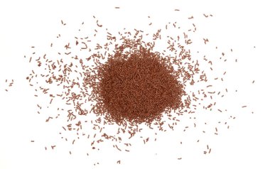 Ekmek, pasta veya tatlılarda kullanılan tipik Hollanda çikolata parçacıkları (hagelslag)