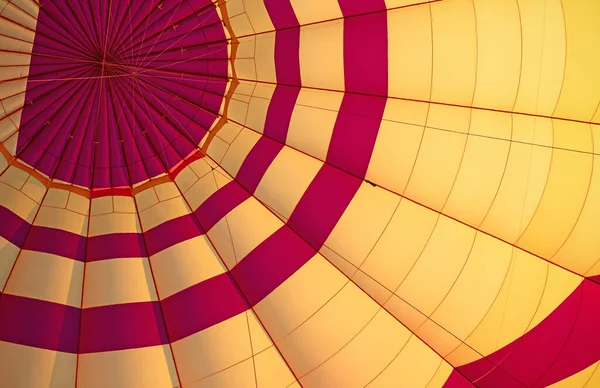 Binnenkant Van Een Heteluchtballon Selectieve Focus — Stockfoto