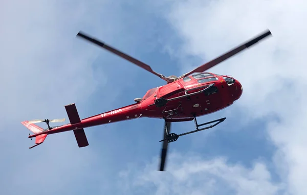 Fagradalsfjall Ijsland Juli 2021 Toerisme Helikopter Met Uitzicht Nieuwe Ijslandse — Stockfoto