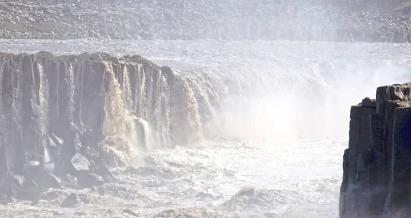 Machtige Selfoss Waterval Het Noordoosten Van Ijsland — Stockfoto