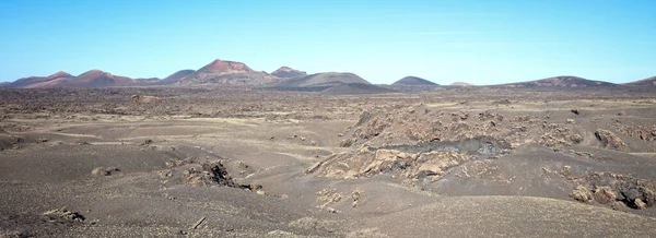 Landscape Cuervo Volcano Lanzarote Island Canary Island Spain — Stock Photo, Image