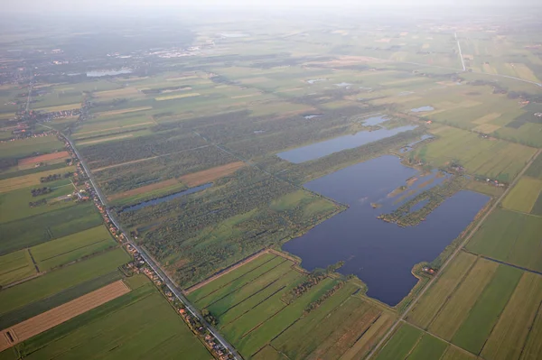 Agrarlandschaft Friesland Eine Der Nördlichen Provinzen Der Niederlande Friesland Von — Stockfoto