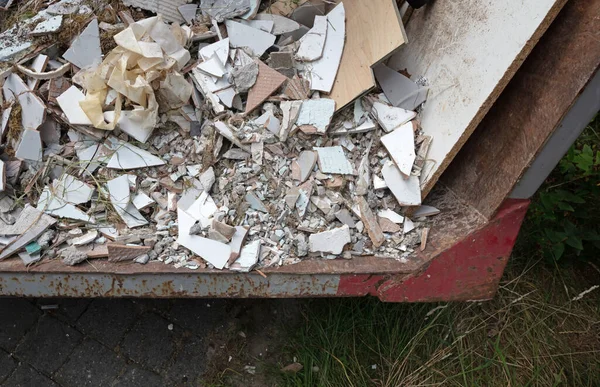 Container Variety Rubble Selective Focus — Stock Photo, Image