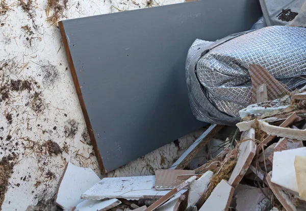 Closeup Variety Rubble Container Selective Focus — Stock Photo, Image