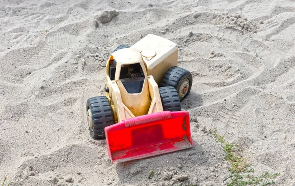Dump Truck Toy Working Sand Childrens Toys — Stock Fotó