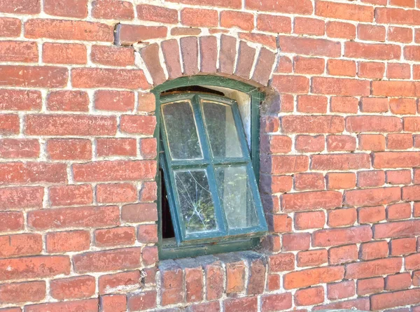 Dirty Old Window Open Fresh Air — Stock Fotó
