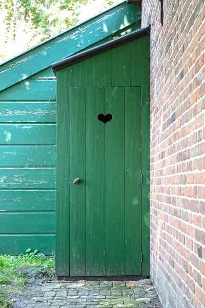 Old Toilet Garden Netherlands — Stok fotoğraf