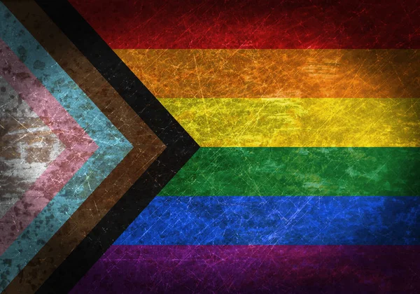 Progress Lgbtq Rainbow Vintage Background Freedom Love Concept — стоковое фото
