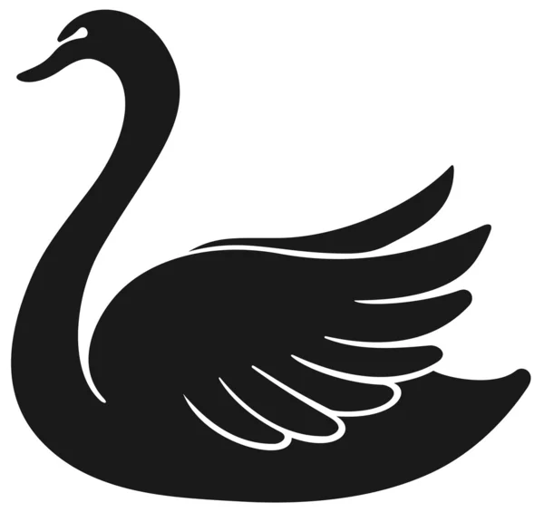 Schwan — Stockvektor