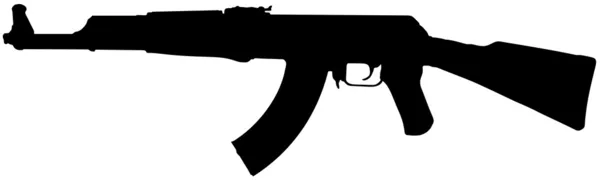 Mitrailleuse AK — Image vectorielle
