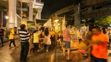 Timelapse - Bangkok erawan Tapınak