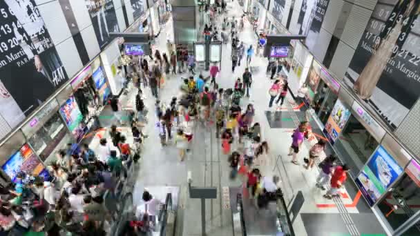 Timelapse of taking the Singapore Subway (SMRT) — Stock Video