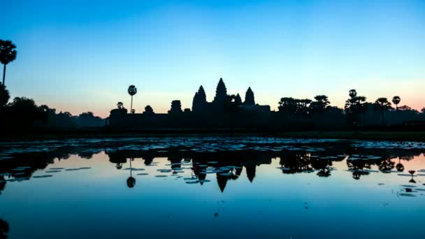 Timelapse angkor Wat w sunrise — Wideo stockowe