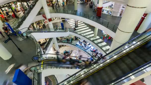 Timelapse shopping mall — Stock videók