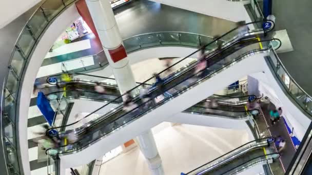 Shopping mall Timelapse — Stock Video