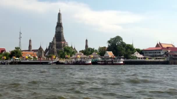 Landmark Bangkok - şafak Tapınağı — Stok video