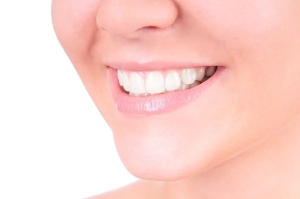 Отбеливание зубов. Стоматологическая помощь — стоковое фото