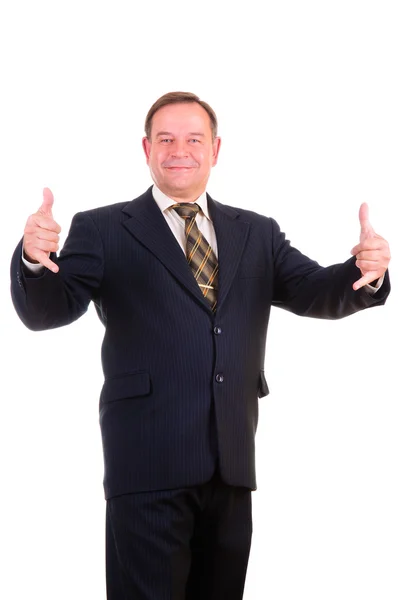 Happy smiling businessman — Stock Photo, Image