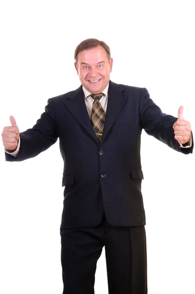 Happy smiling businessman — Stock Photo, Image