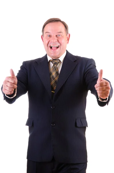 Happy smiling businessman — Stock Photo, Image