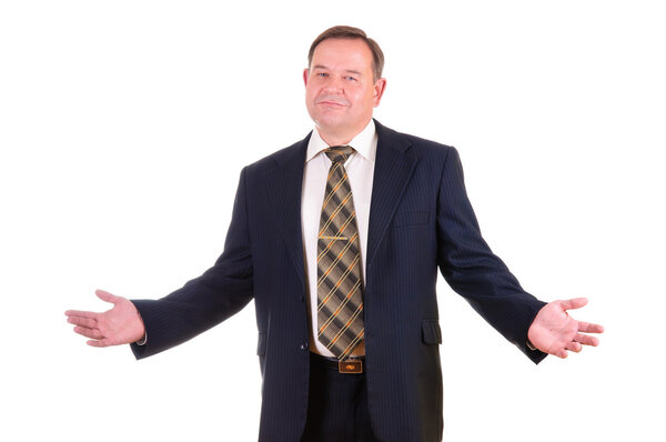 Успешный пожилой бизнесмен
