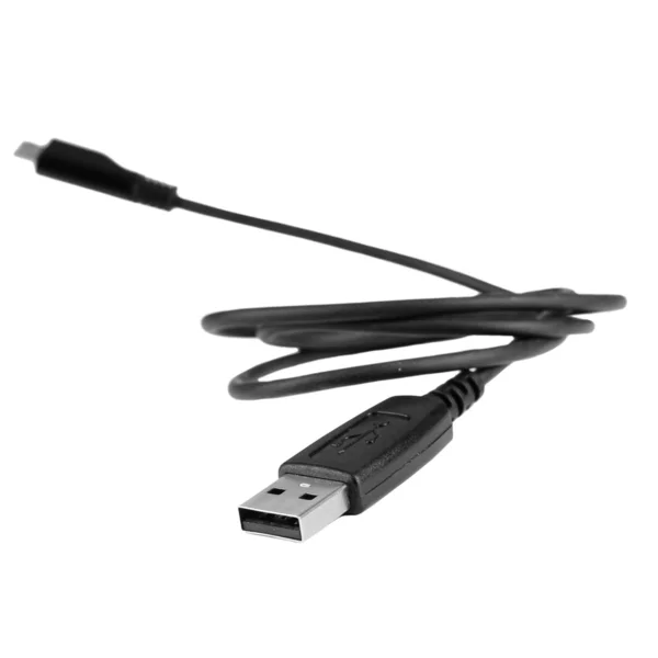 USB кабель крупным планом — стоковое фото