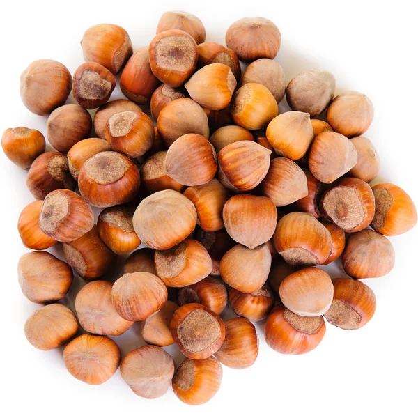 Heap of hazelnuts — Stock Photo, Image