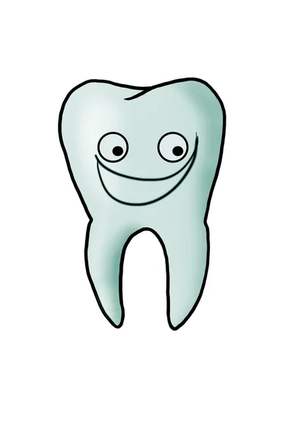 Ładny zdrowy ząb — Zdjęcie stockowe