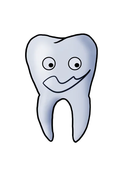 Хороший здоровый зуб — стоковое фото