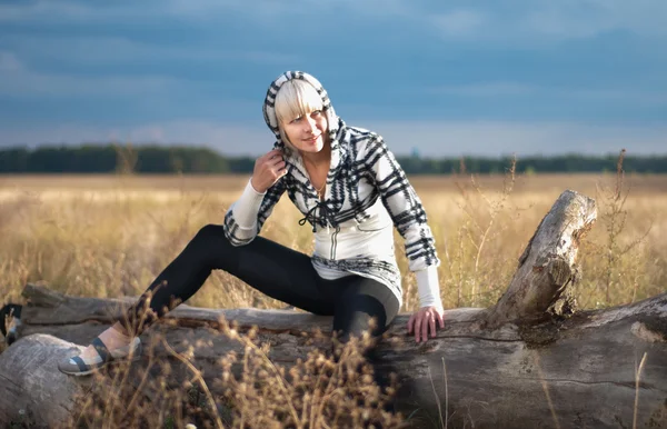 Portrait of relaxing woman — Stock Photo, Image