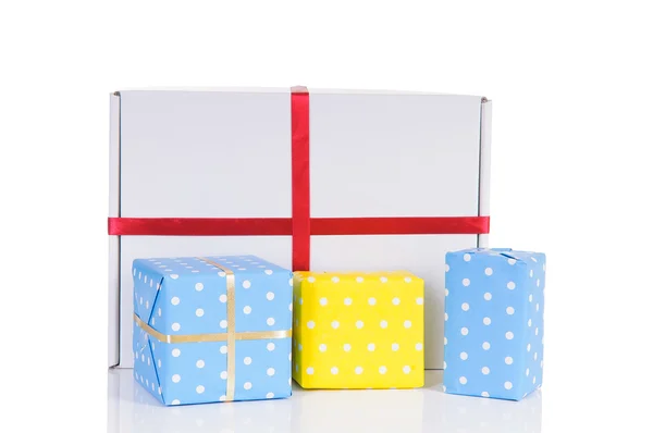 Christmas gift boxes — Stock Photo, Image