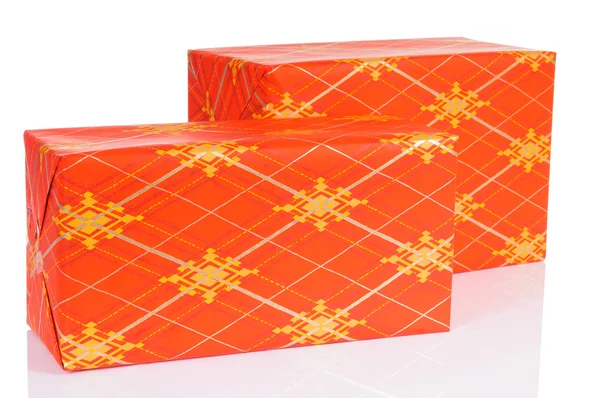 Cajas de regalo de Navidad — Foto de Stock