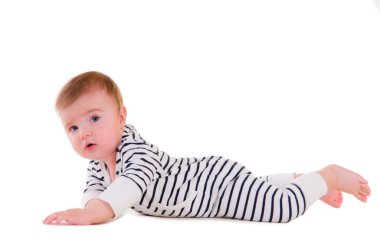 Bebek geliştirme egzersizleri yapar