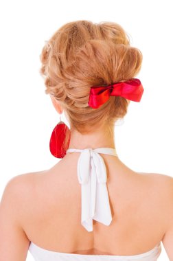 Güzel kadın saç stili