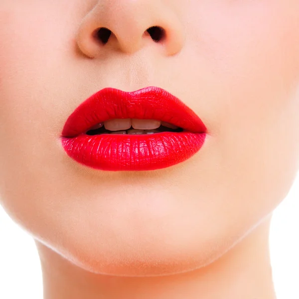 Beauty woman lips — Stock Photo, Image