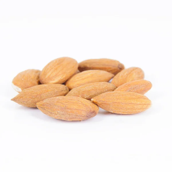 Almond isolated on white — Stock Photo, Image