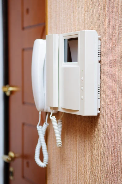 Veiligheid intercom spreker — Stockfoto